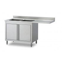 Lavello acciaio inox Armadiato, 1 vasca gocciolatoio dx